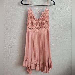 Free People Adella Slip Dress